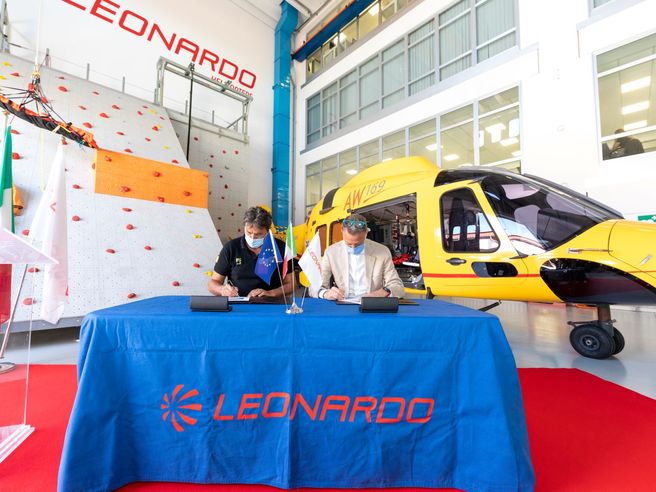 Leonardo e Soccorso Alpino: rinnovato accordo per sviluppo congiunto di nuove capacità