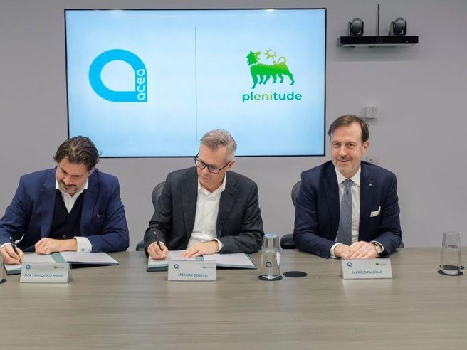 Eni: Plenitude firma con Acea accordo per acquisizione di Acea Energia