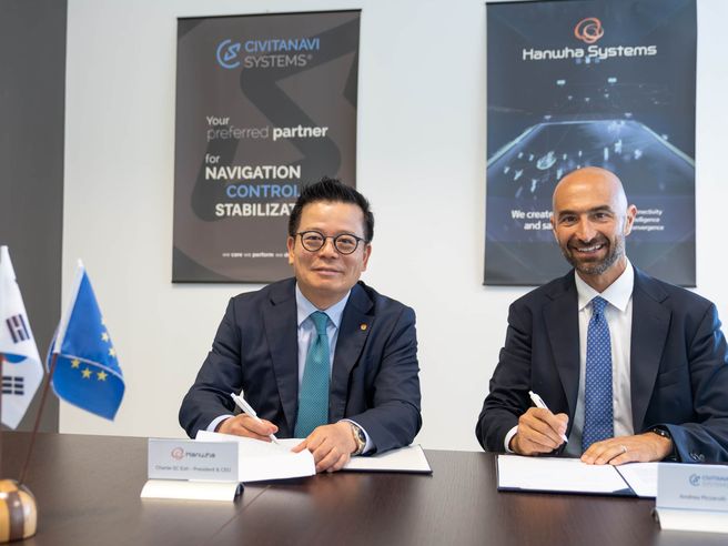 Civitanavi Systems: MoU con la coreana Hanwha Systems