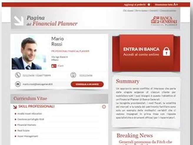 Banca Generali: a giugno raccolta netta di 419 mln di euro, miglior mese di sempre
