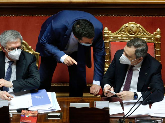 Delega fiscale, Draghi risponde a Salvini: ‘non c’è patrimoniale, revisione catasto operazione trasparenza’