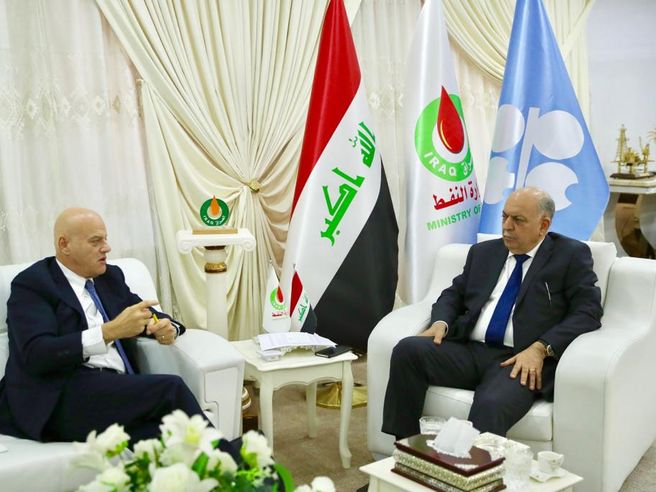 Eni: incontro tra Descalzi e ministro Iraq Al Ghadhban su giacimento Zubair e altri investimenti
