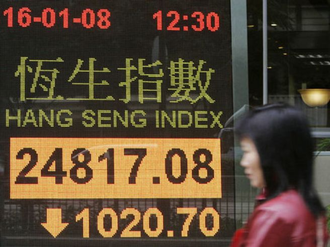 Chiusura negativa per la Borsa di Hong Kong