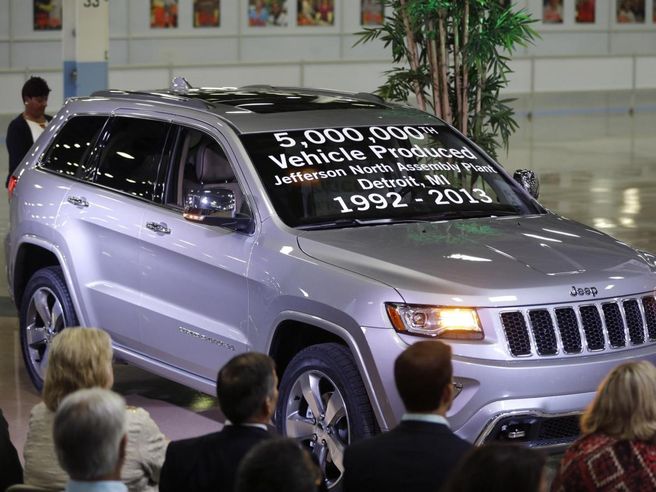 Fiat: Chrysler richiama 867.795 Suv Jeep e Dodge