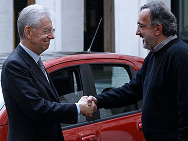 Governo: Monti sabato incontra Marchionne su quadro strategie di Fiat in Italia