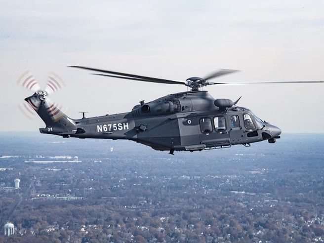 Leonardo e Boeing consegnano i primi quattro elicotteri MH-139A alla U.S. Air Force