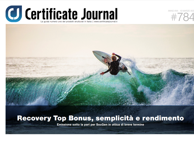 È uscito il Certificate Journal n.784