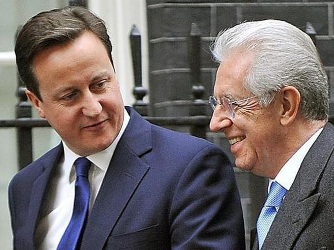 Governo: Monti incontra Cameron alle 15,45