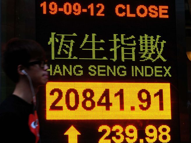 Chiusura in rosso per Hong Kong