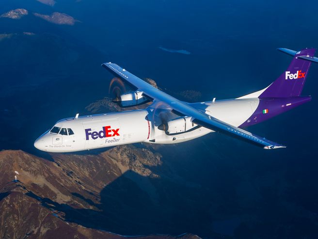 Leonardo: consegnato a FedEx Express il primo Atr nella versione cargo